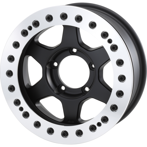 SOLIDRACING JMX2 BEADLOCK : SOLID BLACK/DIA-CUT FINISH